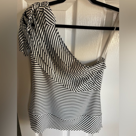 BCBG one shoulder blouse - Picture 2 of 3